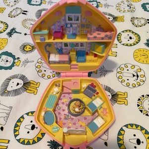 Polly Pocket 1992 In The Nursery Compact Bluebird Vintage